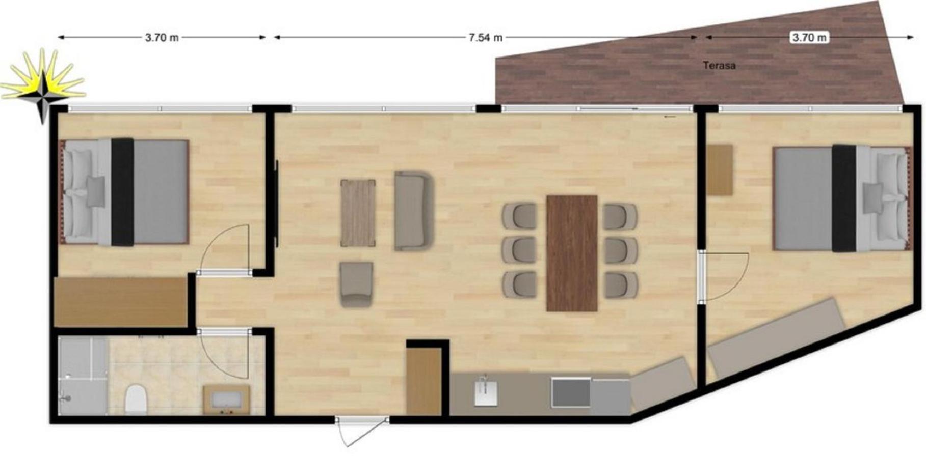 Anbo Vila Palanga Chambre photo